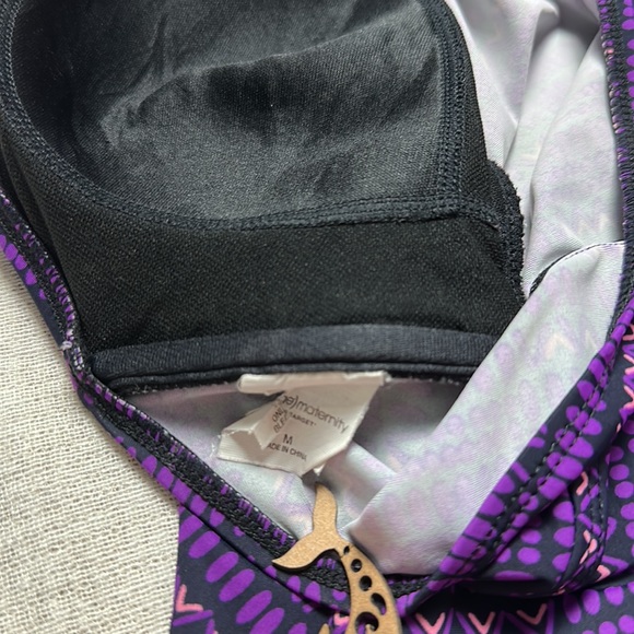 Liz Lange maternity for target purple medium tankini top. - Picture 8 of 8